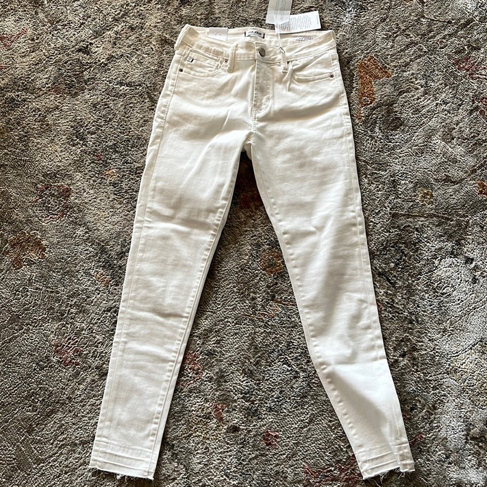 Dear John, Gisele, high waisted skinny jean, white, size 26 with tags!